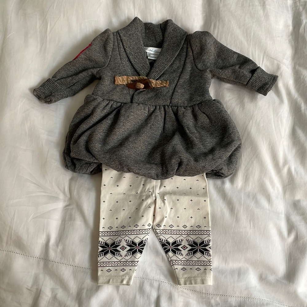 Ralph Lauren - 3 month - Ski Sweater and Leggings
